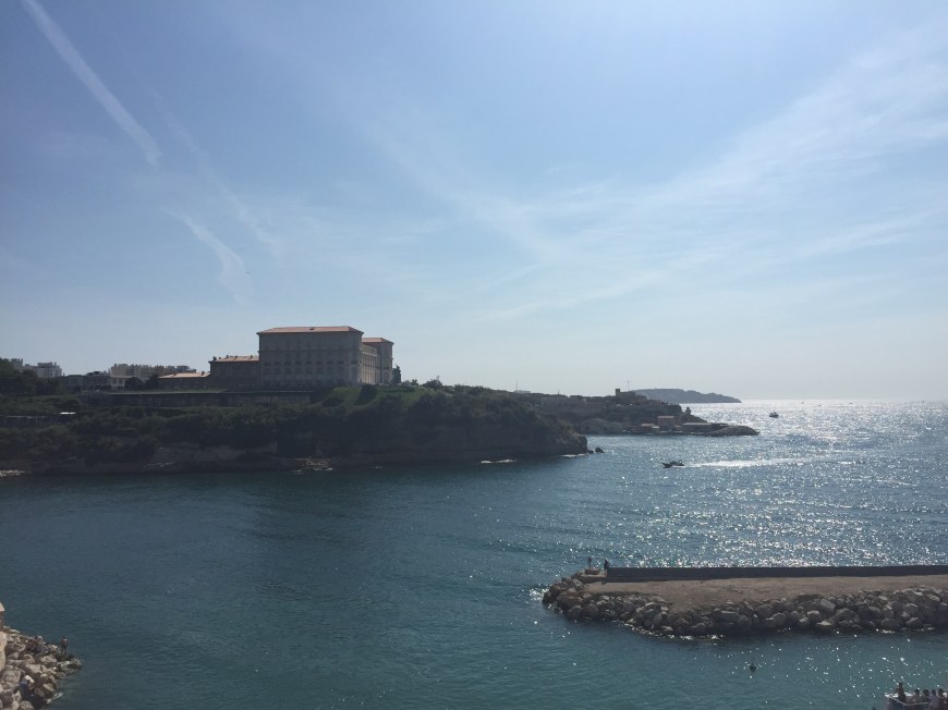 View from The MuCEM bridge